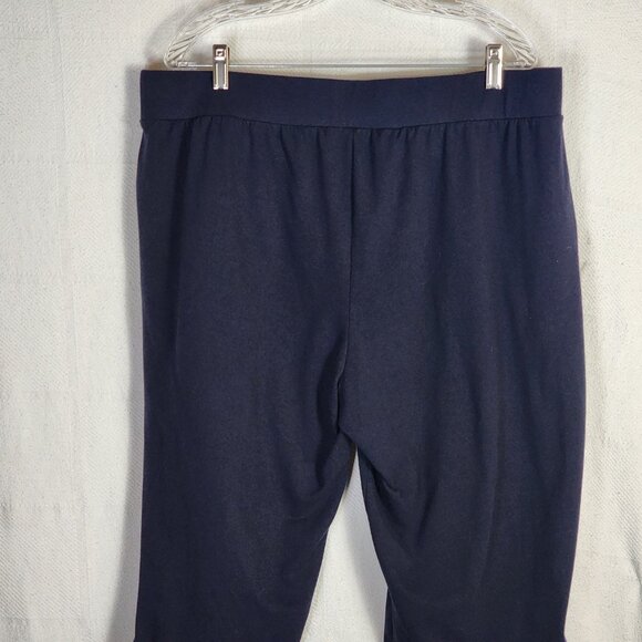 Croft & Barrow Dark Navy Cotton Poly Span Pull on Stretch Capri Pants Size XXL - Picture 11 of 16